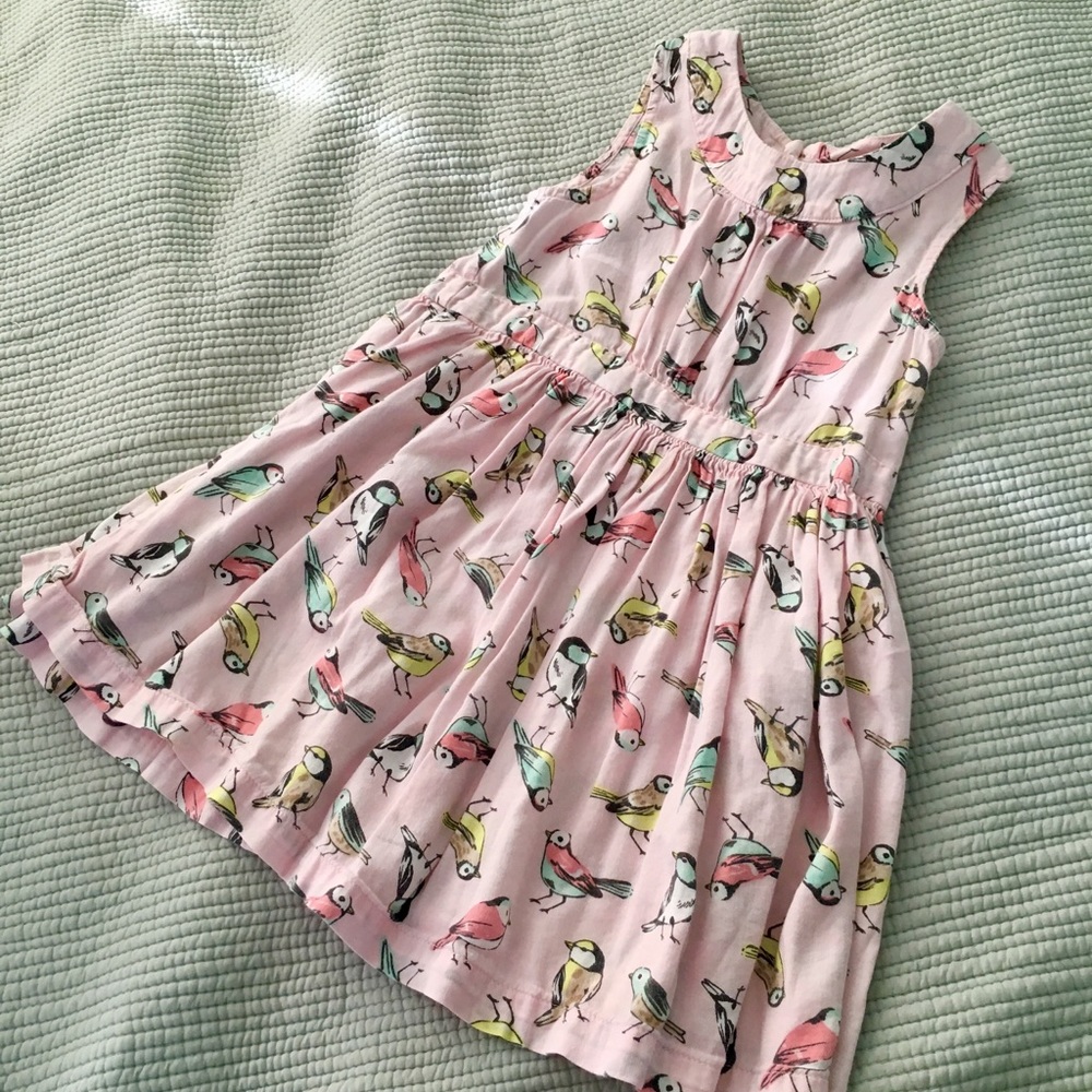 Sweet Birdie Pink Cotton Dress